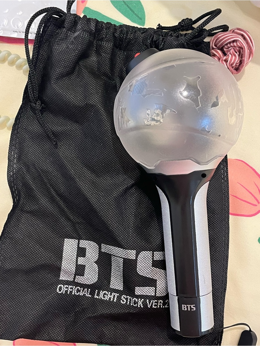 BTS Official Light Stick (VER.2) - Black/Silver